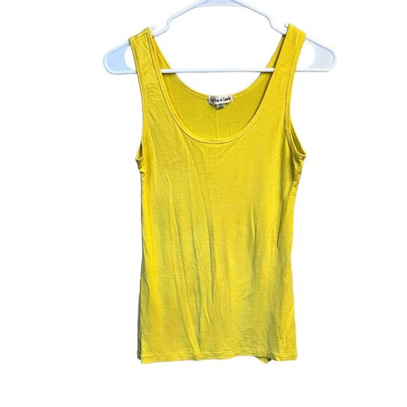 Cotton Candy Yellow Tank Top - Size M - Picture 2 of 9